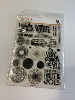 Simon Says Clear Cling Stamps AMAZING sss201898
